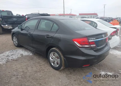 2013 Honda Civic Lx z USA, uszkodzony, nr VIN 2HGFB2F54DH535452